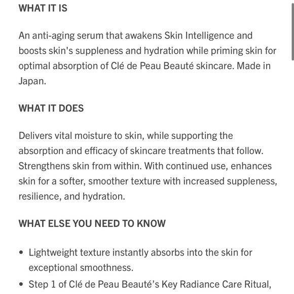 NWT Cle De Peau The Serum - Picture 4 of 4